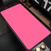 Large Black Desk Mat Solid Color Simple Computer Laptop Mouse Pad Girls Gaming Mousepad Rubber Non-Slip Cushion Office Deskmat
