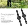 60PCS Black Trimmer Head Blades Universal Fit Weed Eater Blades Durable Lawn Mower Blades
