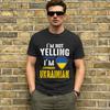Harajuku T Shirt Beach Im Not Yelling Im Ukrainian Trendy Cool T Shirts Cotton T Shirt for Unisex Y2K Fun Short Sleeve Clothes