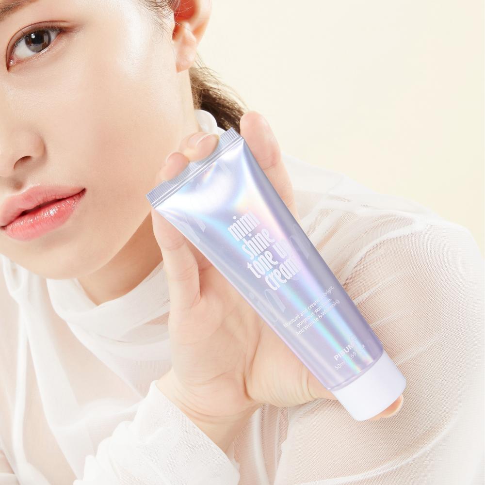 Skin beauty light glow tone up cream 50ml, mixed colors, 2 pieces