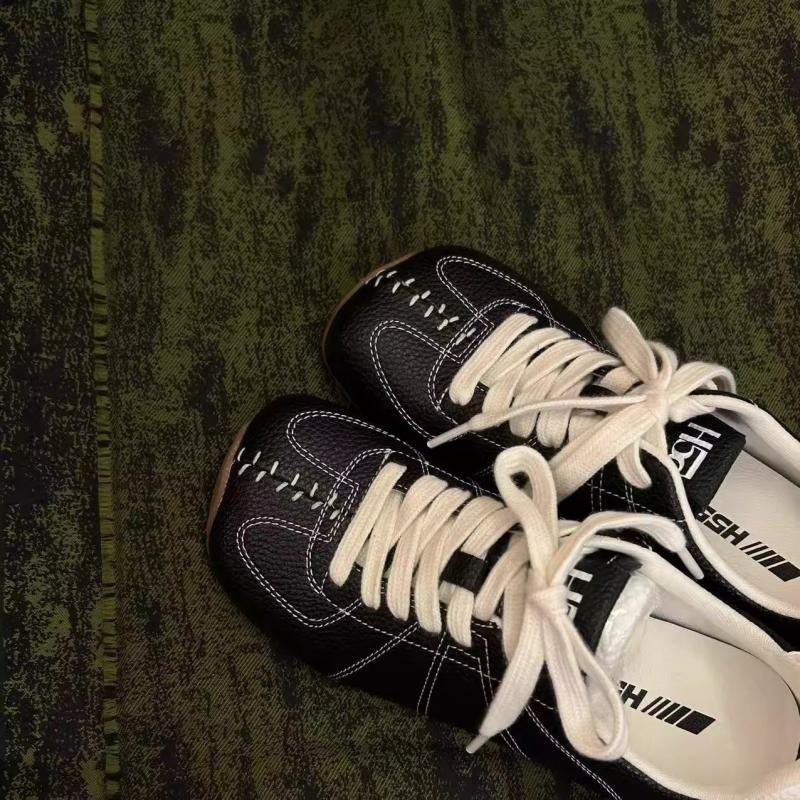 Fashion Shoes Woman 2025 Trend Casual Sneakers Comfortable Lace Up Flats Tennis Shoe Breathable Walking Shoes Zapatillas De Mujer