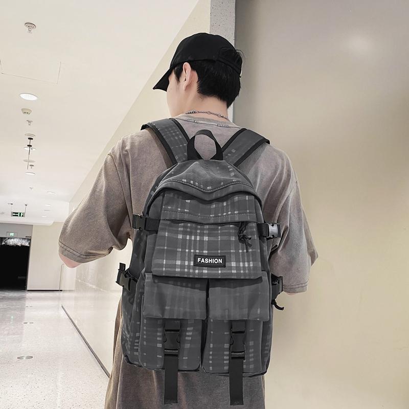 Trendy And Lightweight Large Capacity Backpack For Travel, Simple Backpack, Student Teens School Bag, Laptop Travel Backpack