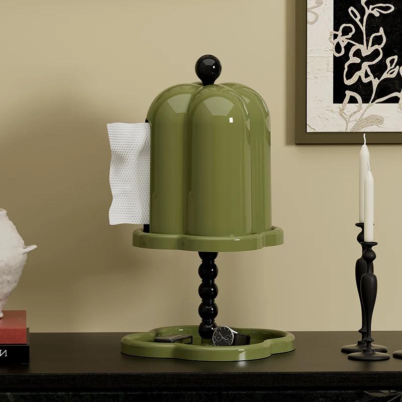 French Retro Tissue Box Ancient Style of Advanced Sense Creative Luxury Pumping Paper Holder Tissue Box Toilet Paper Holder