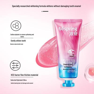 Fresh Breath & Whitening Chewing Gum Toothpaste