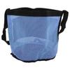 Horse Feed Bag Spill Proof Design Mesh Nose Feed Bag with Adjustable Strap for Feeding Grain Powder Supplement Blue