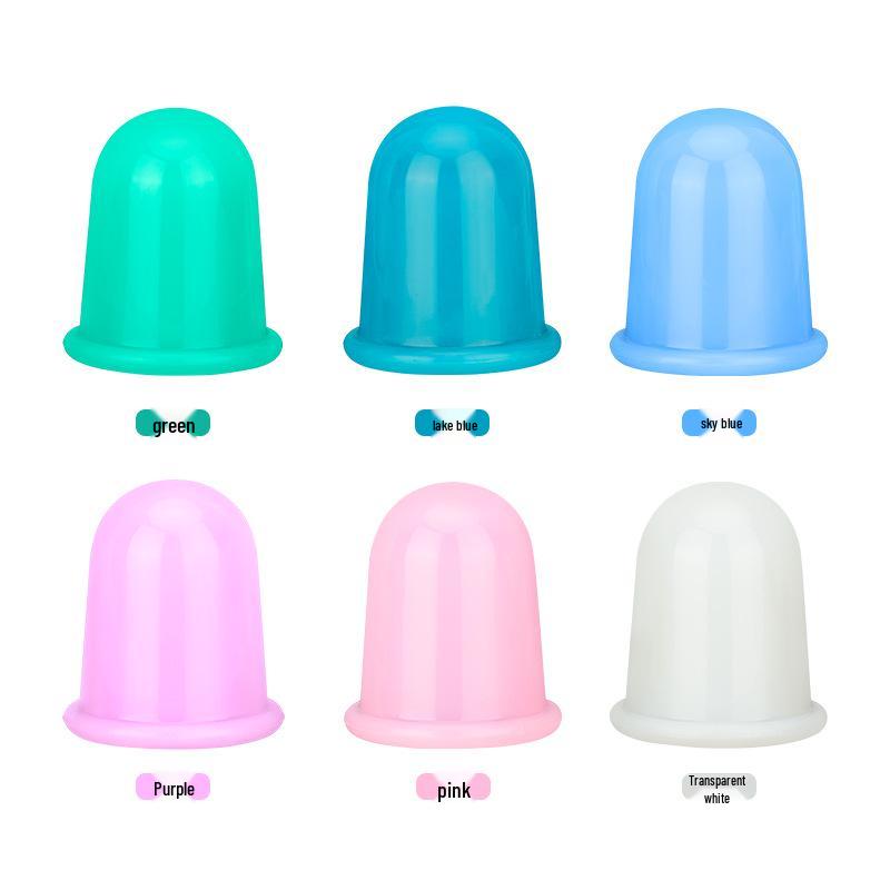 Silicone Cupping Set for Home Use: Moisture-Absorbing Vacuum Massage Cups