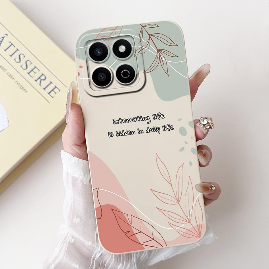 For Honor X7c 4G Case ALT-LX2 Shockproof Cover Sweet Girls Love Heart Soft Liquid Silicone Phone Cases For Honor 200 Smart Coque