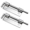 2PCS Spring Loaded Latch Bolt Stainless Steel Rebound Pin Window Cabinet Security Door Bolt Latch Anti-theft Household Hardware