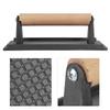 Steak Press - Cast Iron Grill Press Steak Bacon Weight Press Barbecue Griddle Press with Wood Handle Comfortable Grip