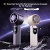Portable Handheld Cooling Fan 3000mAh Rechargeable Semiconductor Personal Fan with High-Speed Brushless Motor for Travel & Daily