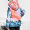 Fila Fashion Versatile Warm Tie-Dye Floral Down Jacket Women Outerwear A11W446910FZA
