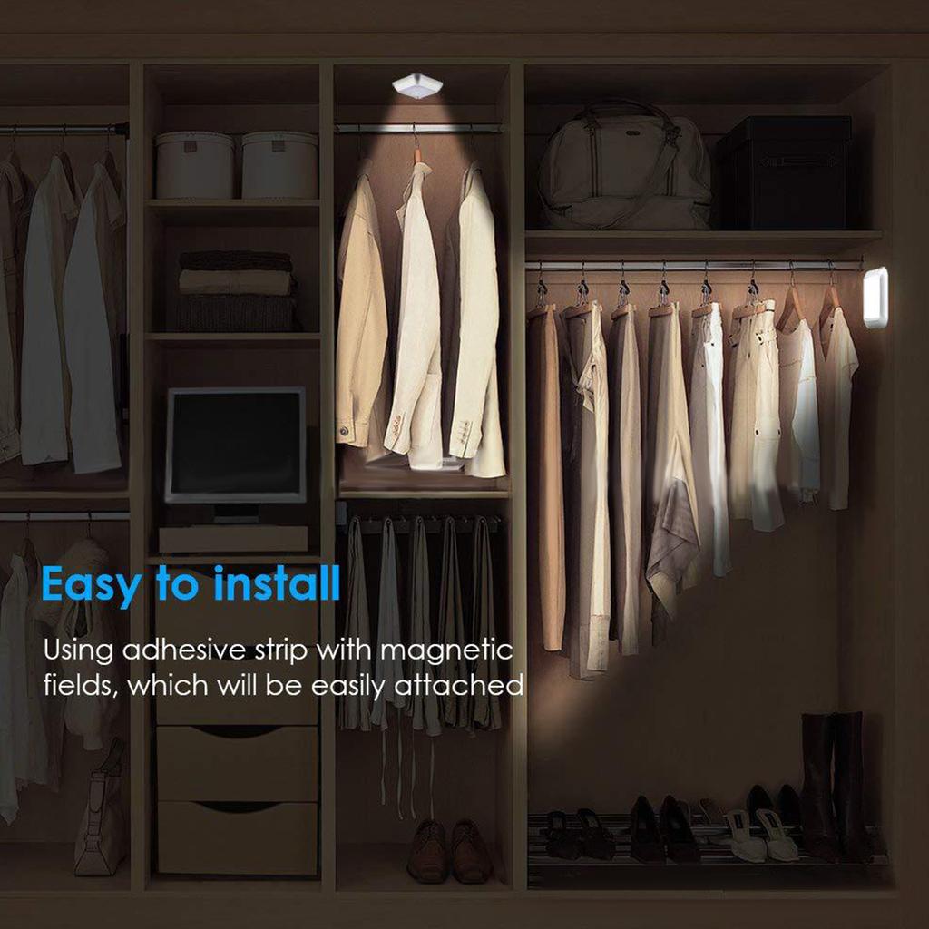 Motion Sensing Night Light Wardrobe Cabinet Sensor Light Magnetic Aisle Light Body Sensing Hallway