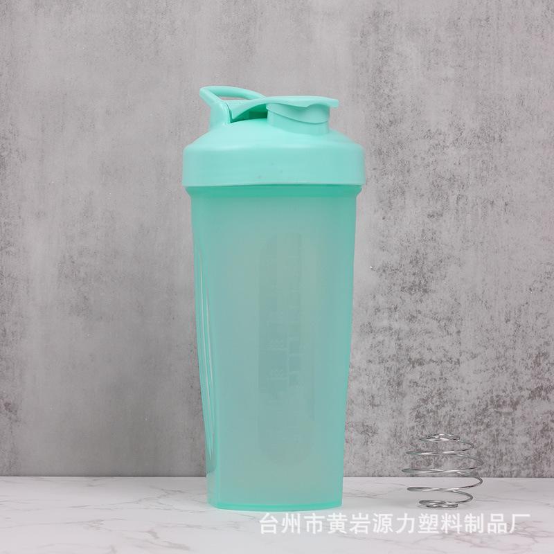 Water bottle800ML graduated protein powder shaker cup mixing cup fitness cup large capacity with handle food grade PP portable