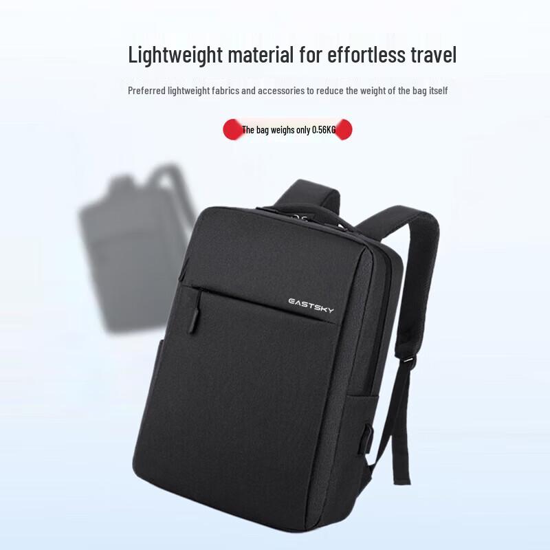 Yike Business USB Charging Multi-Compartment Backpack