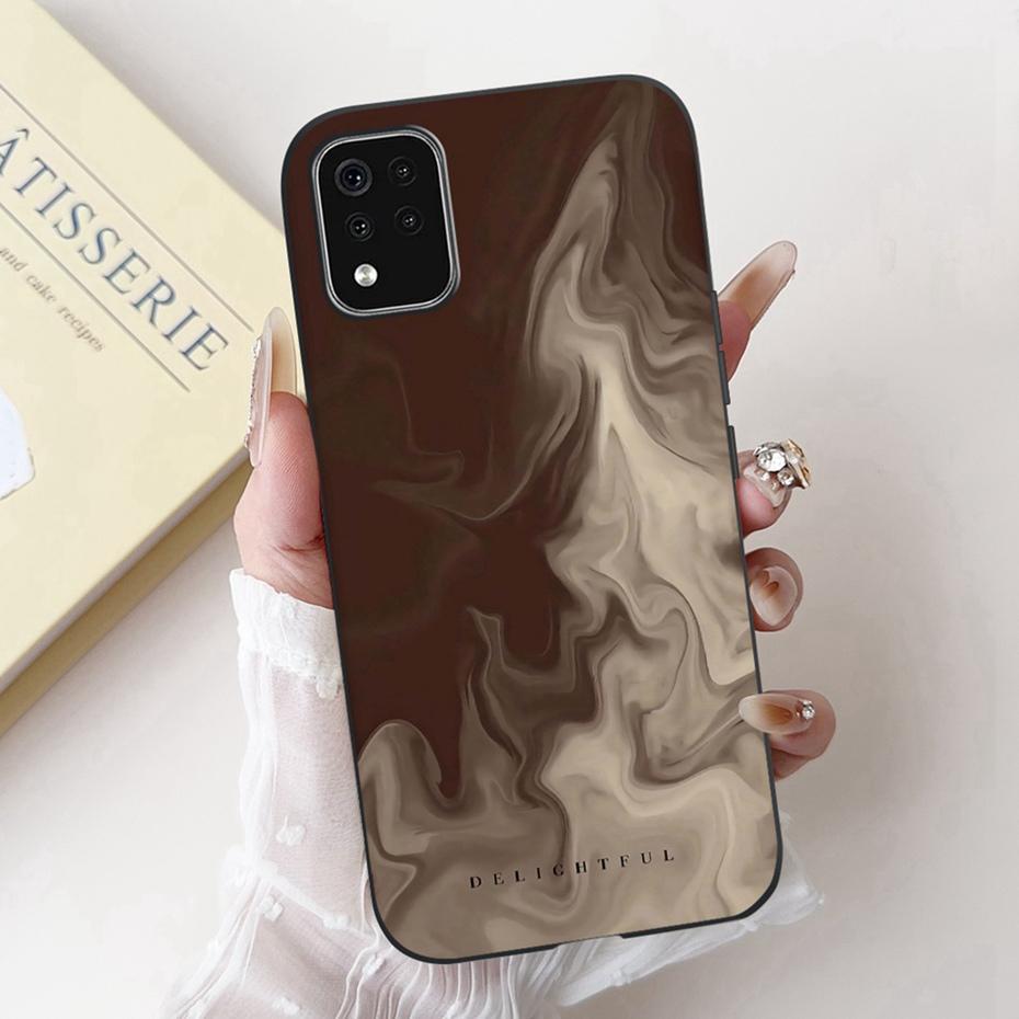 Beautiful Floral Painting Phone Case For LG K42 K52 K62 2020 Black Silicone Soft Cover For LG K62+ K52 (Brazil) Cases Bumpers