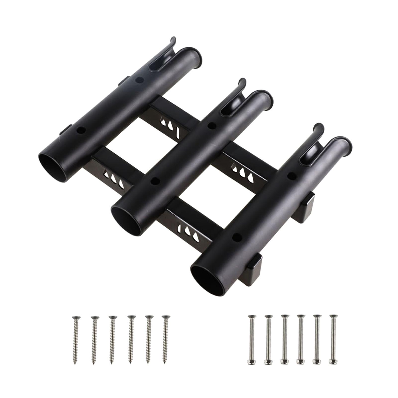 

Marine Fishing Rod Rack Multiple Connect Fishing Rod Socket Fishing Rod Insert Tube Fishing Rod Rack чорний