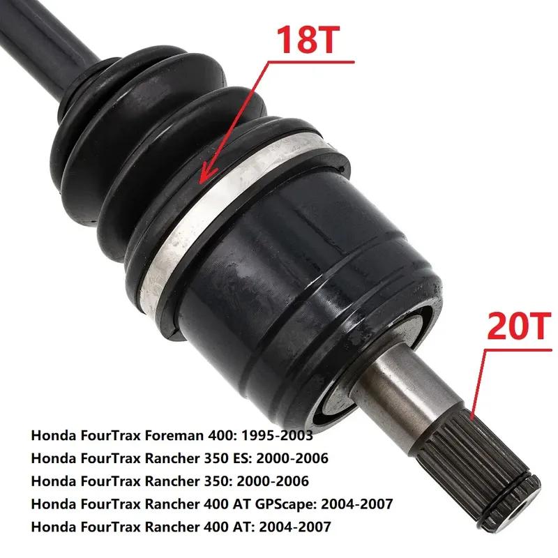 Front Axle JOINT INBOARD & OUTBOARD Drive Shaft For Honda Foreman Rancher TRX350 TRX400 42350-HN5-671 42220-HM7-003