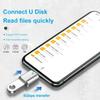 USB 3.0 til Type C Adapter LED OTG til USB C USB-A til Micro USB Type-C Hunnkontakt For HUAWEI Samsung Xiaomi POCO Adaptere