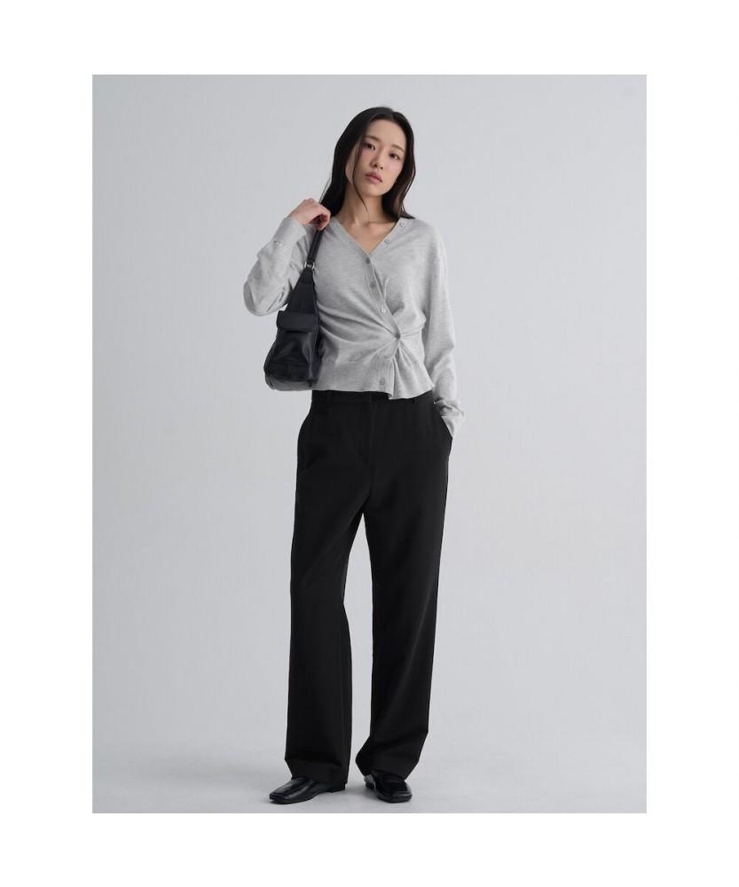 8SECONDS March Daily Slim Slacks Black