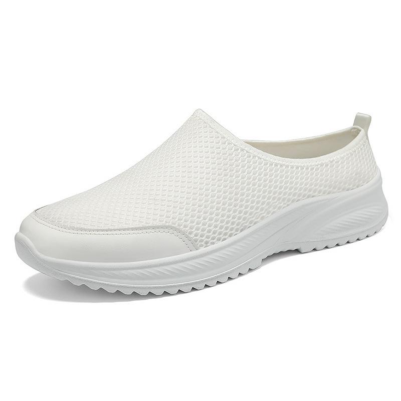 

Men s Summer Breathable Mesh Shoes Slip-on Mules Soft Sole Casual Walking Dad Shoes Lightweight Backless Sneakers New Fashion Outdoor Flats 44