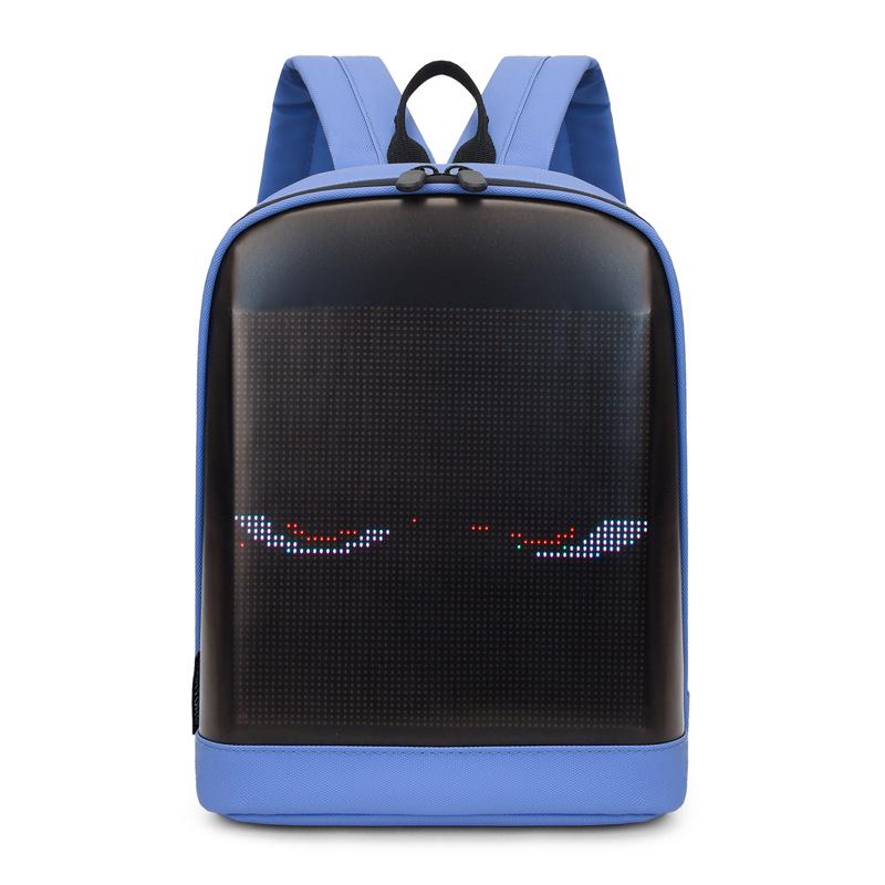 LED mirdzoša unisex bērnu motocikla mugursoma