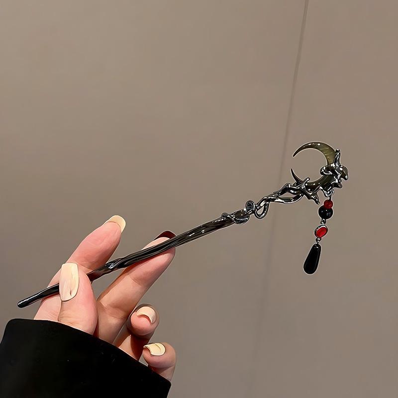 Fashion Women Hair Accessory Unique Design Alloy Hair Stick Suitable Daily Gathering Paired Niche Jewelry Hair Clips Hair Needle