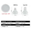 LED Spotlights 7W GU10/MR16 220V-240V Warm White Spotlight Acrylic Aluminum Bedroom House Room Table Desk Lamp Bulbs