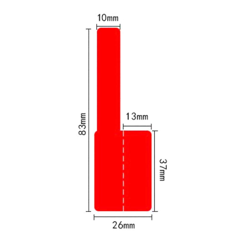 30Pcs/Sheet Self-Adhesive Cable Sticker Waterproof Identification Colorful Tags