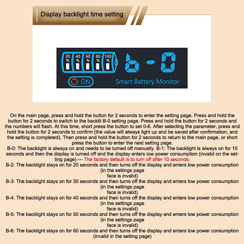 Dc7-55V Battery Level Indicator 12V 24V 18650 Lipo Lithium Battery Capacity Board Voltage Battery Charging Tester