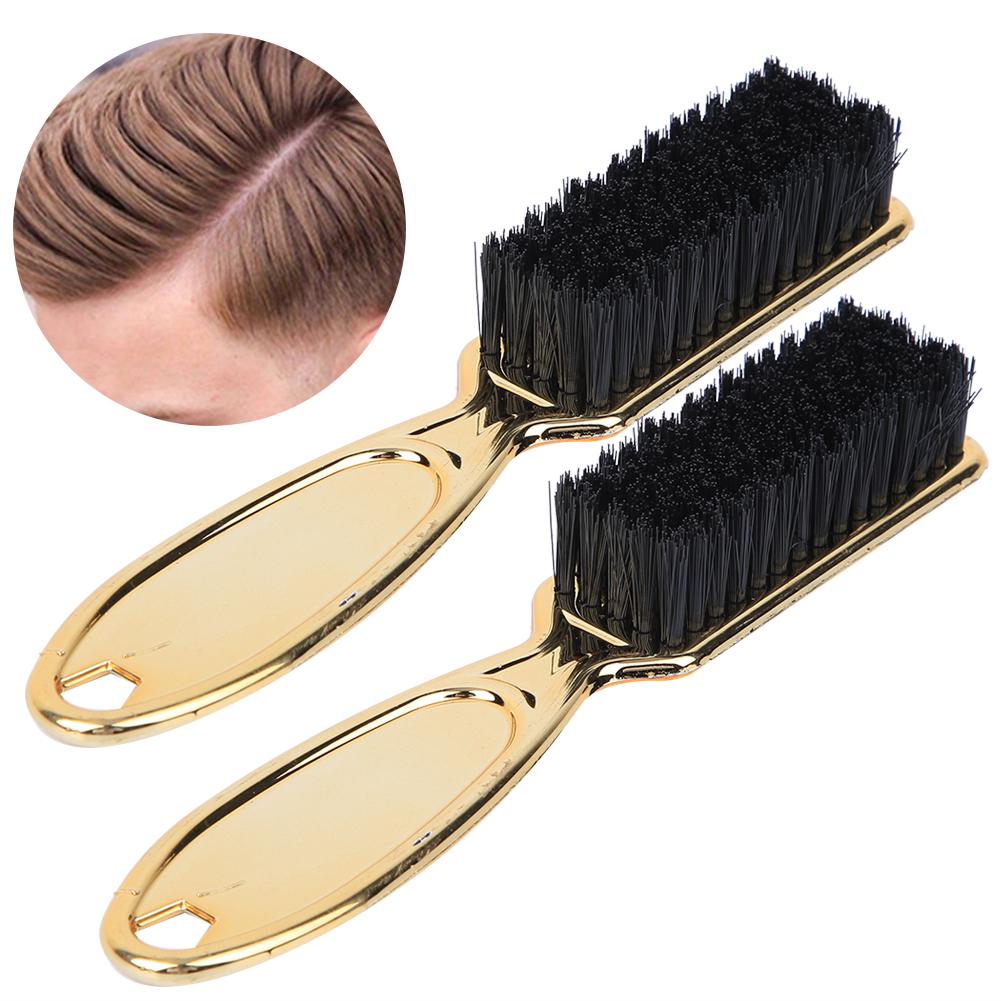 2pcs Retro Oil Head Brush Hair Cleaning Sweep Professional Salon Barber Hairdressing  Tools