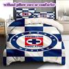 Cruz AzulPattern Bedding Quilt Set Quilt Cover Pillowcase Home Decoration Birthday Gift (1 * duvet cover + 2 * pillowcase, without core)