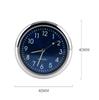 Fiegcit Car Dashboard Watch Car Mini Auto Clock Car Clock Refit Interior Bright Quartz