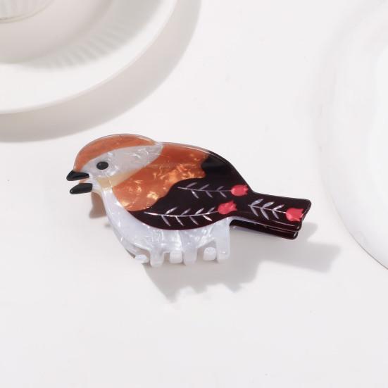 Colorful Bird Hair Claw Clip Strong Hold Non Slip Parrot Sparrow Hummingbird Shape Hair Clamp Hair Accessories for Women Girls