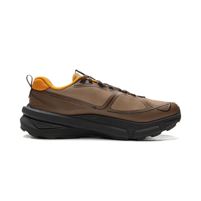 New LiNing CF Tracing, Xinglan Cushioning Lightweight Rebound Low top Hiking Shoes Unisex Brown Cocoa Brown AHTV027-1
