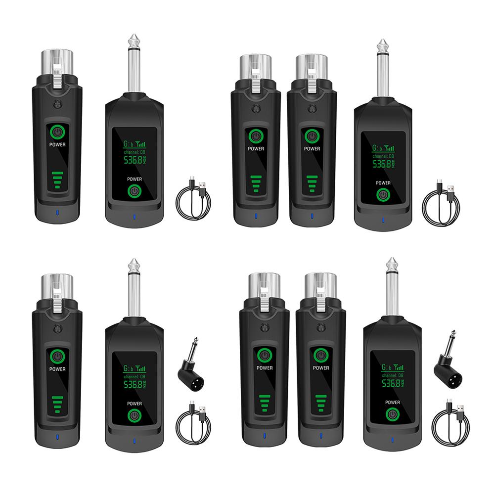 Wireless Microphone Transmitter Receiver 510.00-590.00MHz Dynamic Handheld Microphone Instrument DC5V Microphone Accessories