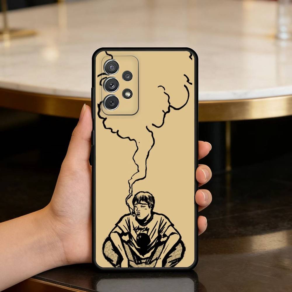 GTO G-Great T-Teacher O-Onizuka Phone Case For Samsung Galaxy A73,A72,A71,A70,A53,A52,A51,Soft Silicone Black Cover