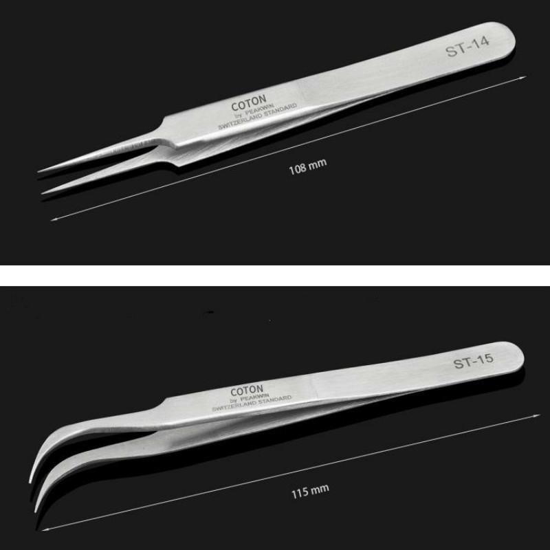 1pc Eyebrow Tweezer False Eyelash Extension Tools Hyperfine High Precision Anti Acid Tweezers