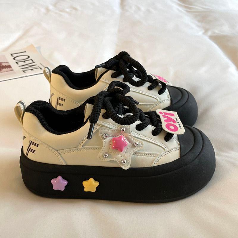 Girls' Trendy Sports Shoes - Spring 2026 Soft Sole Casual Sneakers for Big Kids