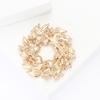 Classical Olive Branch Circle Badges for Women Crystal Round Flowers Party Office Brooch Pins Gifts