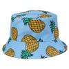 Pineapple Fisherman Hat For Summer Beach Sun Protection Breathable Neck Guard For Men Women