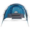 Tunnel Tent for 4 Persons Blue Waterproof