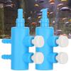 2 STÜCK Set Kunststoff Aquarium Sauerstoffpumpe Adapter Luftstromregler Aquarium Luftverteiler Fischtank