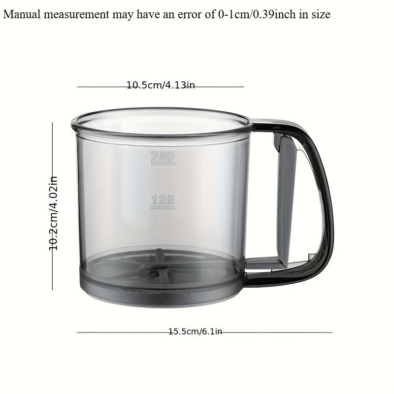 Langlebiger, leicht zu drückender, halbautomatischer Mehlsieb für Back- und Küchengebrauch - Geeignet für Familienfeiern, Küchenzubehör