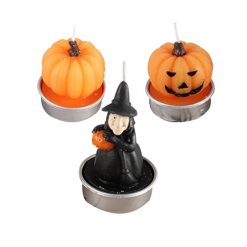 Holiday Gifts, Christmas Ghost Festival Party Supplies, Funny Candles, Pumpkin Small Candles, Halloween Plastic Arts Candles