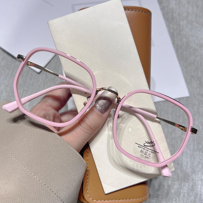 

Ретро Низкопрофильная Цементно-Серая Многоугольная Оправа для Очков: Модный и трендовый, готов к установке рецептурных линз