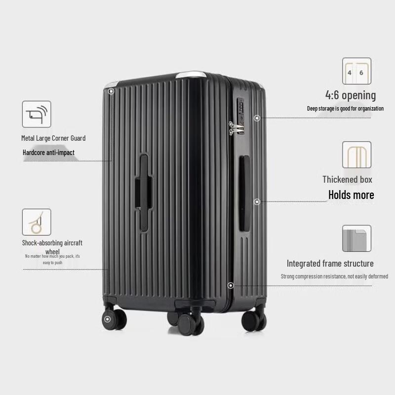 OIWAS Durable PC Hardside Luggage