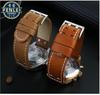 Για Λουράκι Ρολογιού Hamilton Khaki Aviation H77616533 H760250 Field Ανδρικό Γνήσιο Δέρμα Rivet Λουράκι Ρολογιού 20mm 22mm Καφέ Βραχιόλι