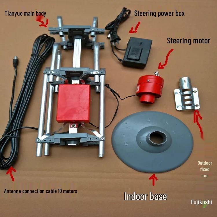 Old-Fashioned Indoor/Outdoor TV Antenna with Free Installation, Digital/Analog Reception, Signal Amplifier, and HD Support.
