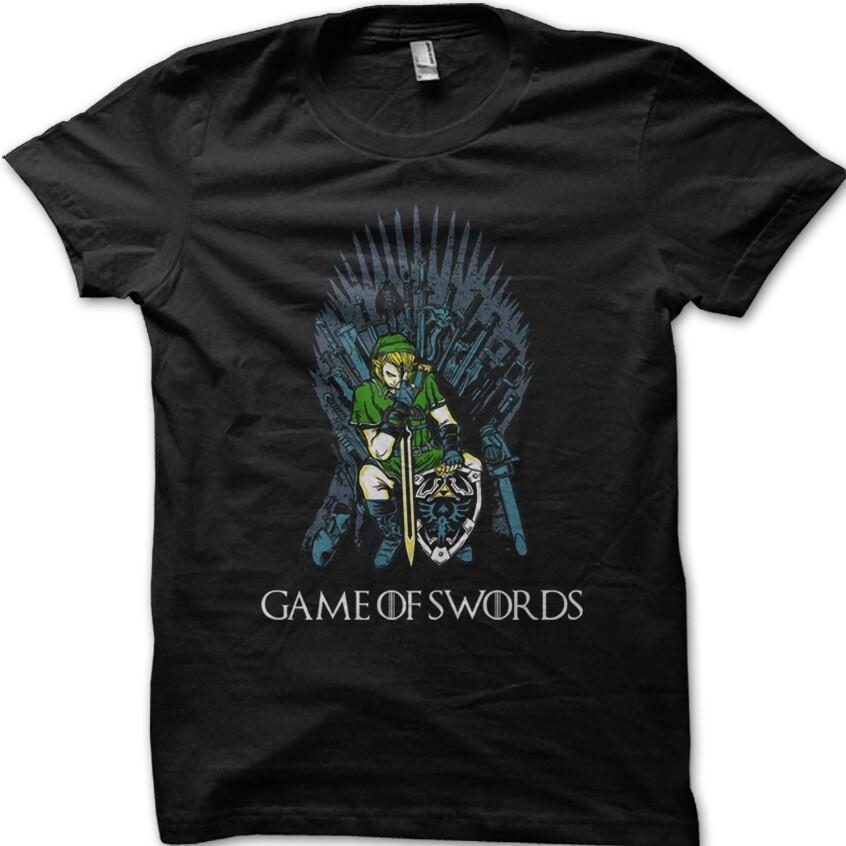 

GOT ZELDA Game of Swords printed t-shirt 9234 S разноцветный