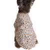 Dog Costume Leopard Printing Cute Adorable Breathable High Elasticity Dress-up Lapel Collar Pet